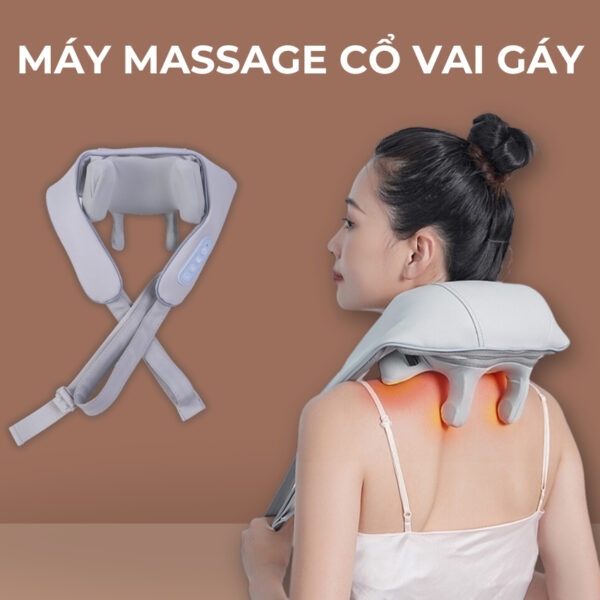 Máy Massage Cổ Vai Gáy 6D Nhật Bản